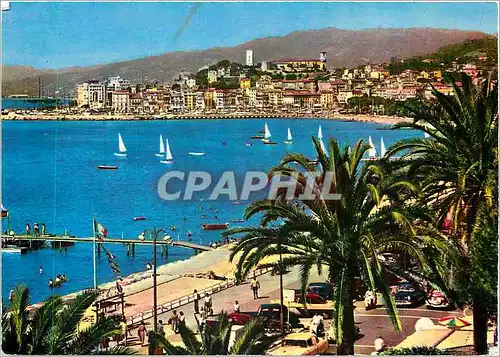 Moderne Karte Cannes La Croisette vers le Suquet