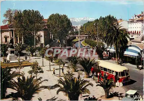 Moderne Karte Perpignan PO Place Arago