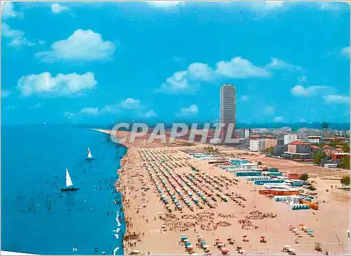 Moderne Karte Riviera Adriatica Cesenatico La Plage