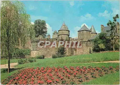 Cartes postales moderne Fougeres Ille et Vilaine Le Chateau et le Jardin du Nancon