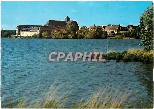 Cartes postales moderne Paimpont Ille et Vilaine L'Abbaye et l'Etang