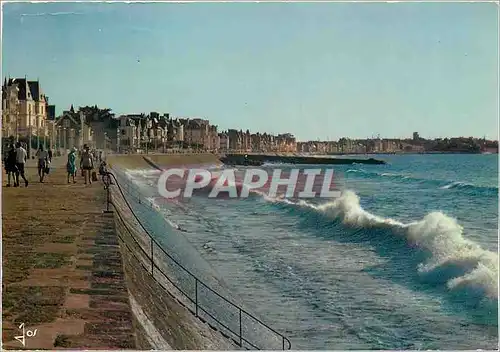 Cartes postales moderne Parame Saint Malo L et V Maree haute sur le Sillon