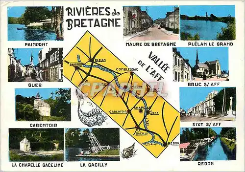 Cartes postales moderne Riviere de Bretagne Vallee de l'Aff