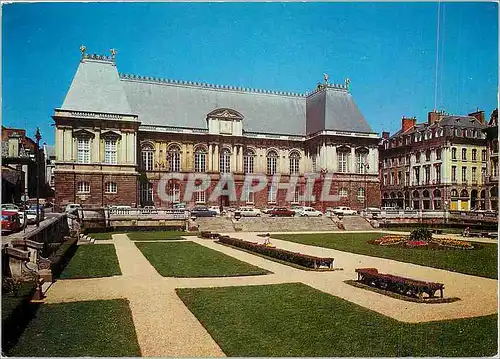 Moderne Karte Rennes ancienne capitale du Duche de Bretagne Le Palais de Justice