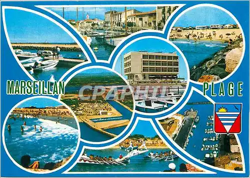 Cartes postales moderne Marseillan Plage