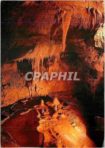 Cartes postales moderne Grotte de Roland Montcuo Lot Salle des Gours