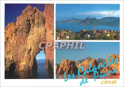 Cartes postales moderne Les Calanches de Corse