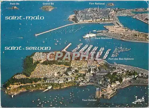 Cartes postales moderne La Cote d'Emeraude Saint Servan