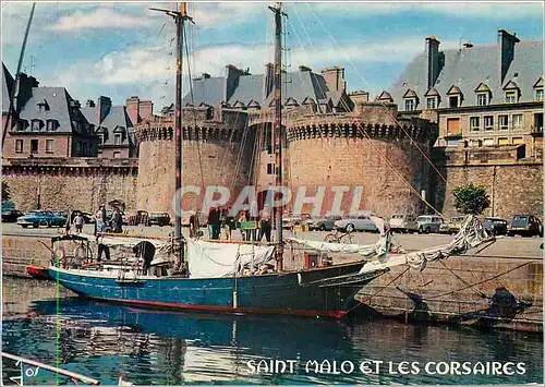 Moderne Karte Saint Malo et les Corsaires