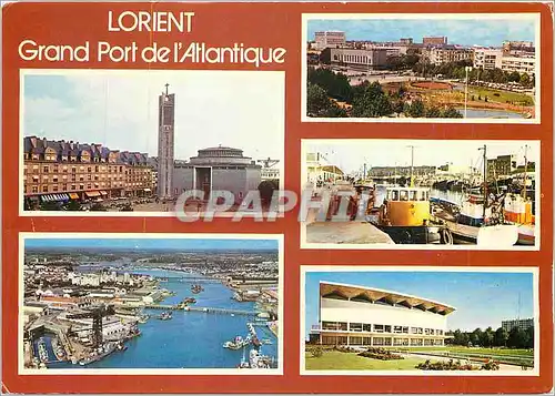 Moderne Karte Lorient Grand Port de l'Atlantique