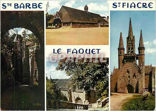 Moderne Karte Ste Barbe St Fiacre Le Faouet