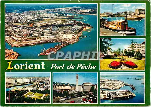 Moderne Karte Lorient Port de Peche