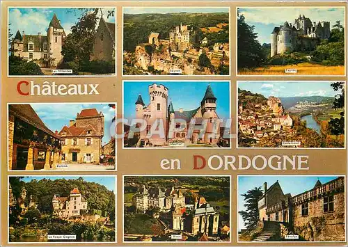 Cartes postales moderne Chateaux en Dordogne