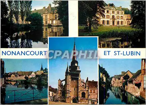 Cartes postales moderne Nonancourt et St Lubin