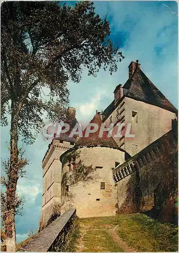 Cartes postales moderne Biron Dordogne En montant au chateau