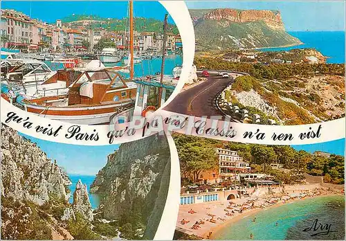 Cartes postales moderne Cassis Le Port Route de la Gineste