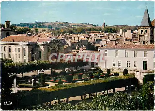 Moderne Karte Castres Tarn Le Jardin de l'Eveche