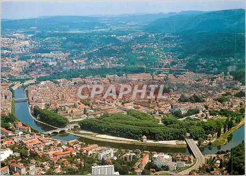 Moderne Karte Besancon La Boucle du Doubs