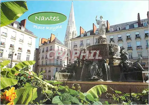 Cartes postales moderne Nantes Place Royale