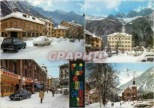 Cartes postales moderne Chamonix Mont Blanc Haute Savoie La Ville sous la neige