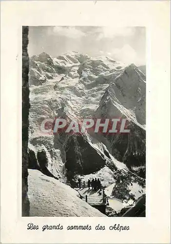 Cartes postales moderne Les Grands Sommets des Alpes