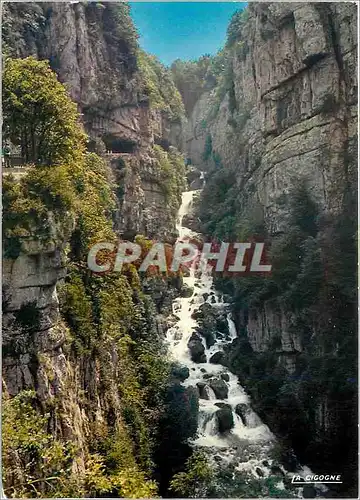 Cartes postales moderne Les Barraques en Vercors Drome La Cascade de la Vernaison
