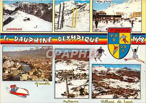 Moderne Karte Le Dauphine Olympique  Jeux Olympiques 1968