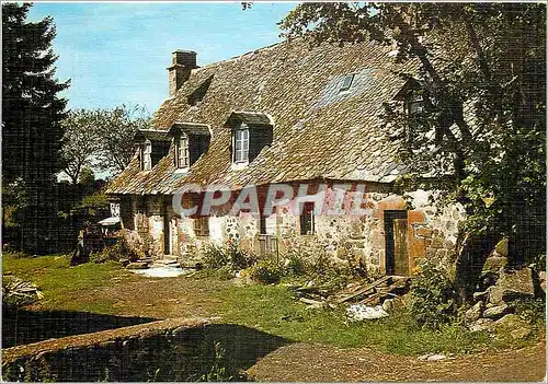 Cartes postales moderne Maison Auvergnate au Toit de Lauzes