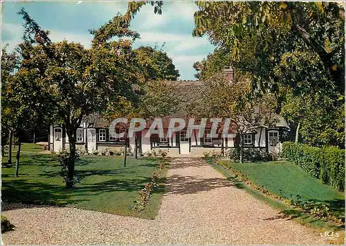 Cartes postales moderne La Luxuriante Normandie Maison Normande au toit de chaume