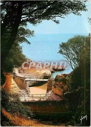 Moderne Karte Saint Palais sur Mer Charente Maritime Le Pont de la Corniche
