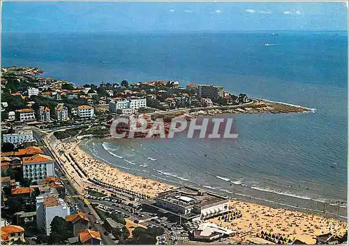 Moderne Karte Royan Pontaillac Vue Generale de la Grande Plage avec le Sporting Casino