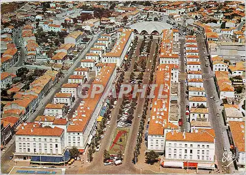 Moderne Karte Royan Char Marit L'Avenue Aristide Briand Au fond le Marche