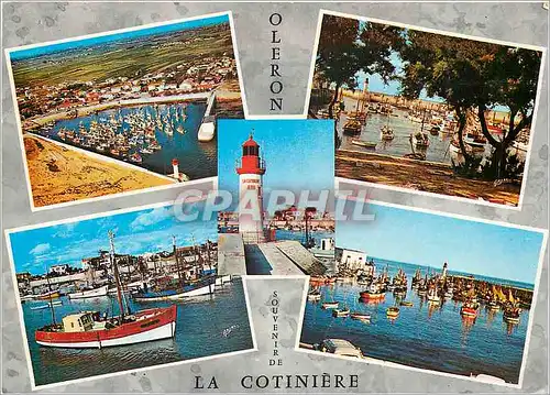 Moderne Karte Oleron Souvenir de La Cotiniere