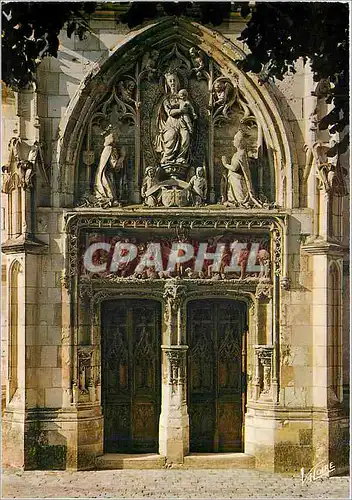 Moderne Karte Amboise Indre et Loire La Chapelle Saint Hubert