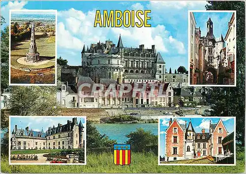 Cartes postales moderne Amboise Indre et Loire Le Chateau du XV