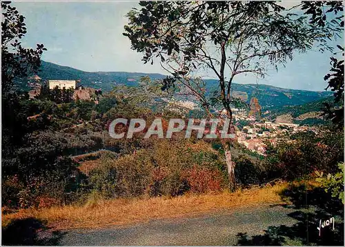 Moderne Karte Amelie les Bains Palalda Pyrenees Orientales