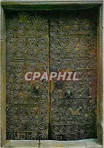 Cartes postales moderne Amelie les Bains Pyrenees Orientales Palalda Le Portail de l'Eglise