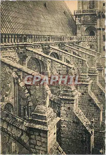 Cartes postales moderne Cathedrale de Chartres Contreforts