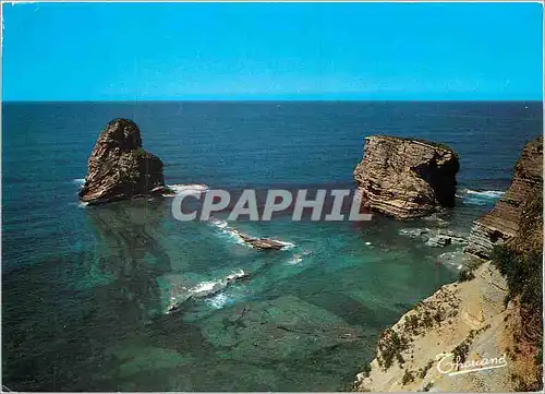 Cartes postales moderne Hendaye Frontiere Franco Espagnole Les 2 Jumeaux