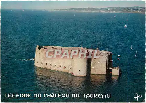 Moderne Karte Legende du Chateau du Taureau