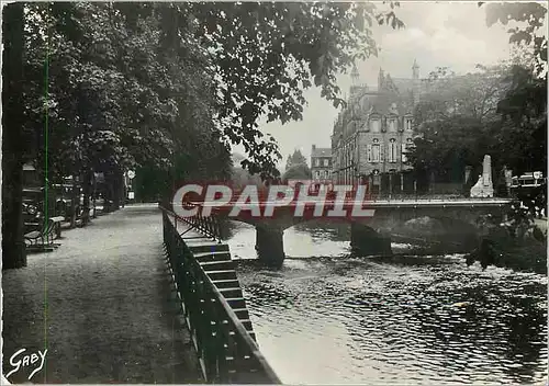 Moderne Karte Quimper L'Odet et les Quais