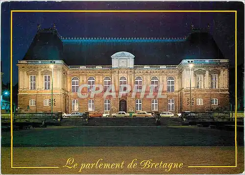 Moderne Karte Rennes Le palais de Justice remarquable par ses tapisseries de Gobelins