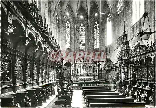 Cartes postales moderne St Bertrand de Comminges Hte Garonne Choeur de la Cathedrale Les stalles et le maitre autel