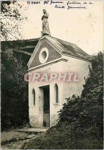 Moderne Karte Pibrac Haute Garonne Fontaine de Sainte Germaine