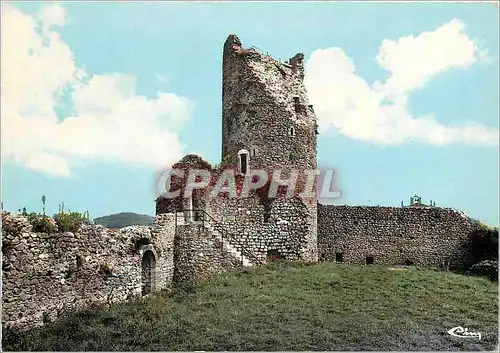 Moderne Karte Aurignac Hte Garonne Chateau feodal le Donjon