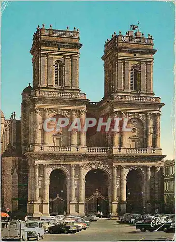 Moderne Karte Auch Gers La facade de la Cathedrale