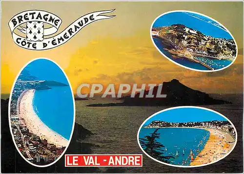 Moderne Karte Bretagne Le Val Andre