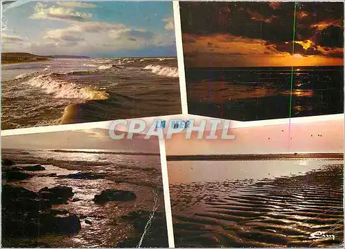 Cartes postales moderne Bords de mer Effets de vagues