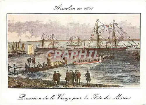 Cartes postales moderne Arcachon Vieille Gravure d'Arcachon Grand Fete des Marins du Bassin d'Arcachon