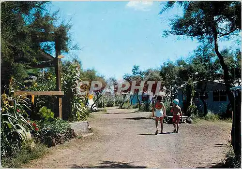 Moderne Karte Portiragnes sur Mer Herault Village Domaine de France Club Mediterranee